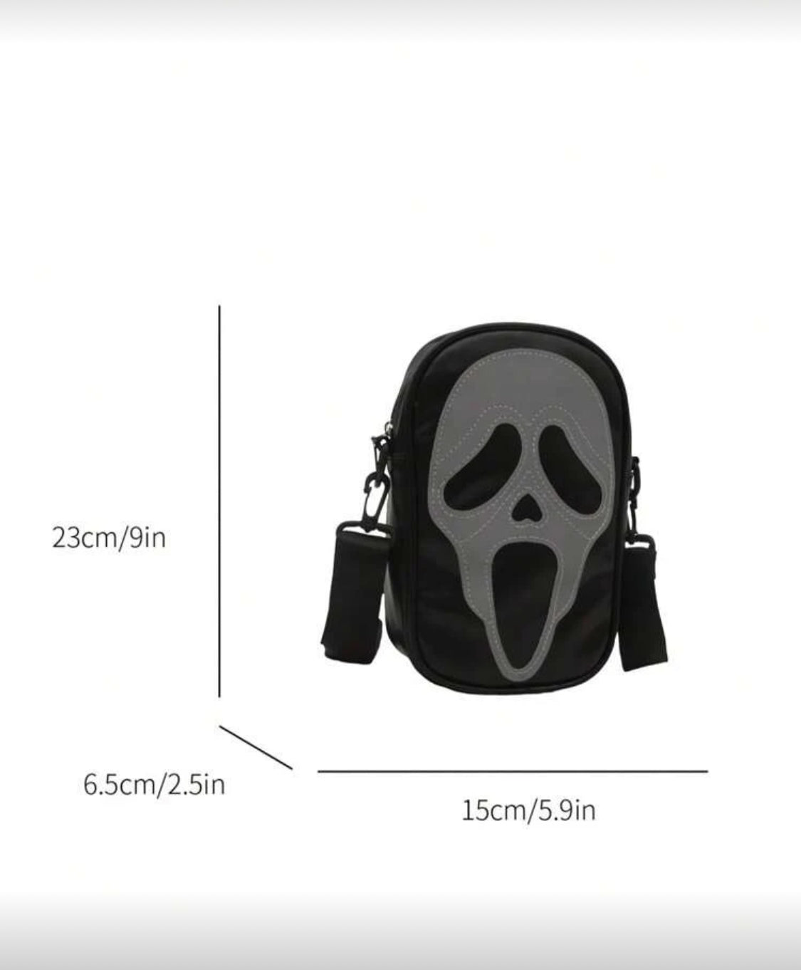 Crossbody Scream Gray (Gris)