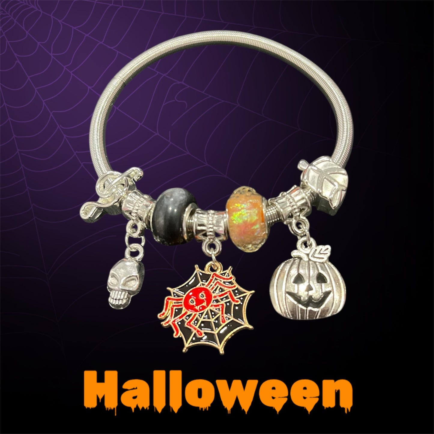 Brazalete con Charms Edición Halloween