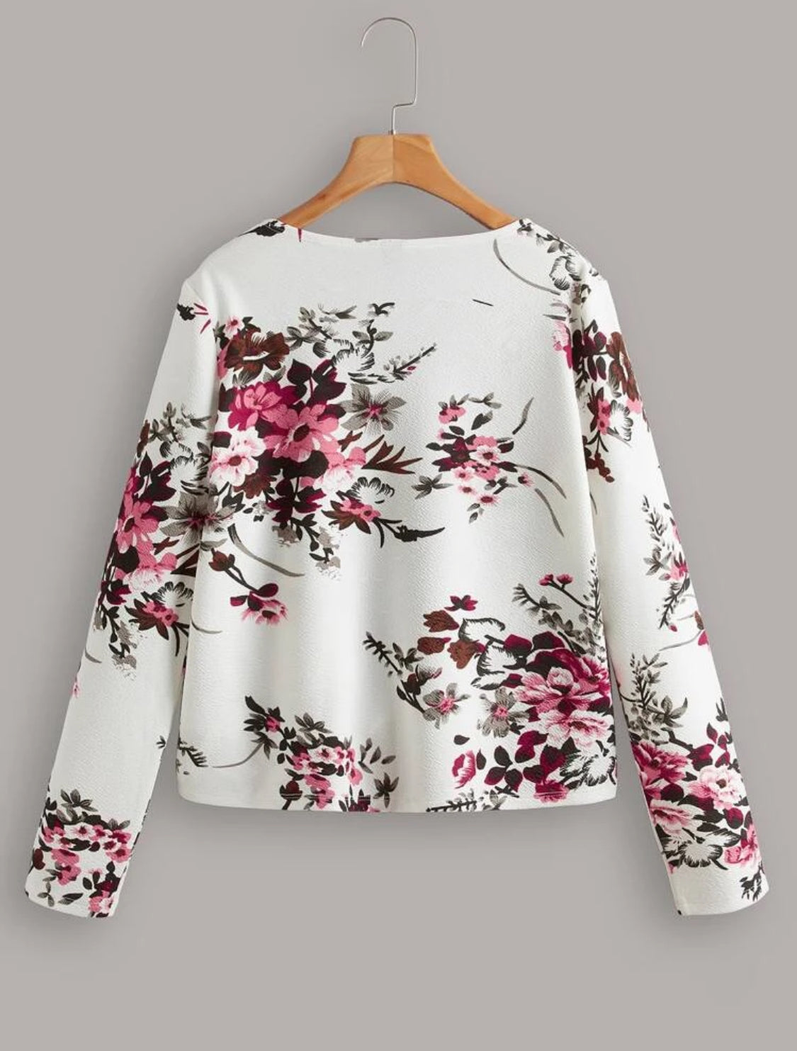 Saco floreado casual Talla Chica