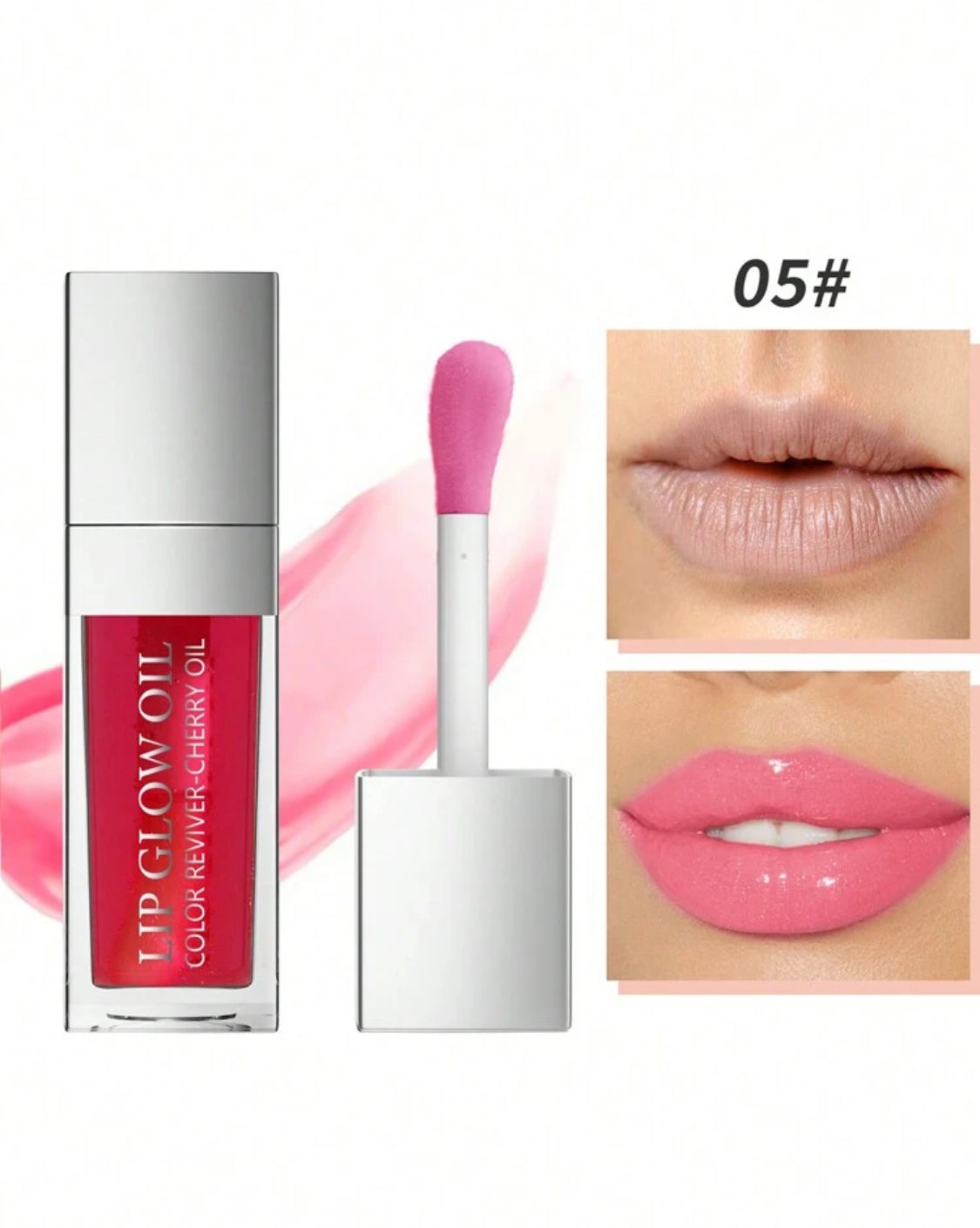 Lip Gloss de crystal color pink
