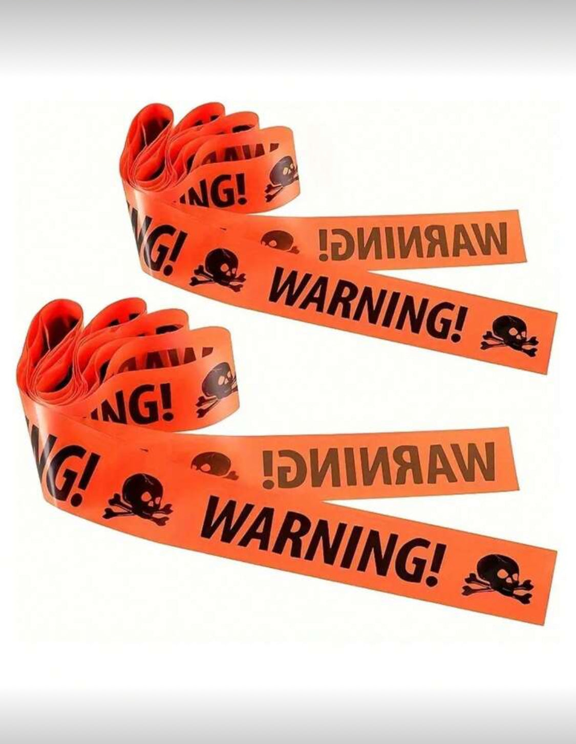 Cinta Decorativa Warning 6 metros