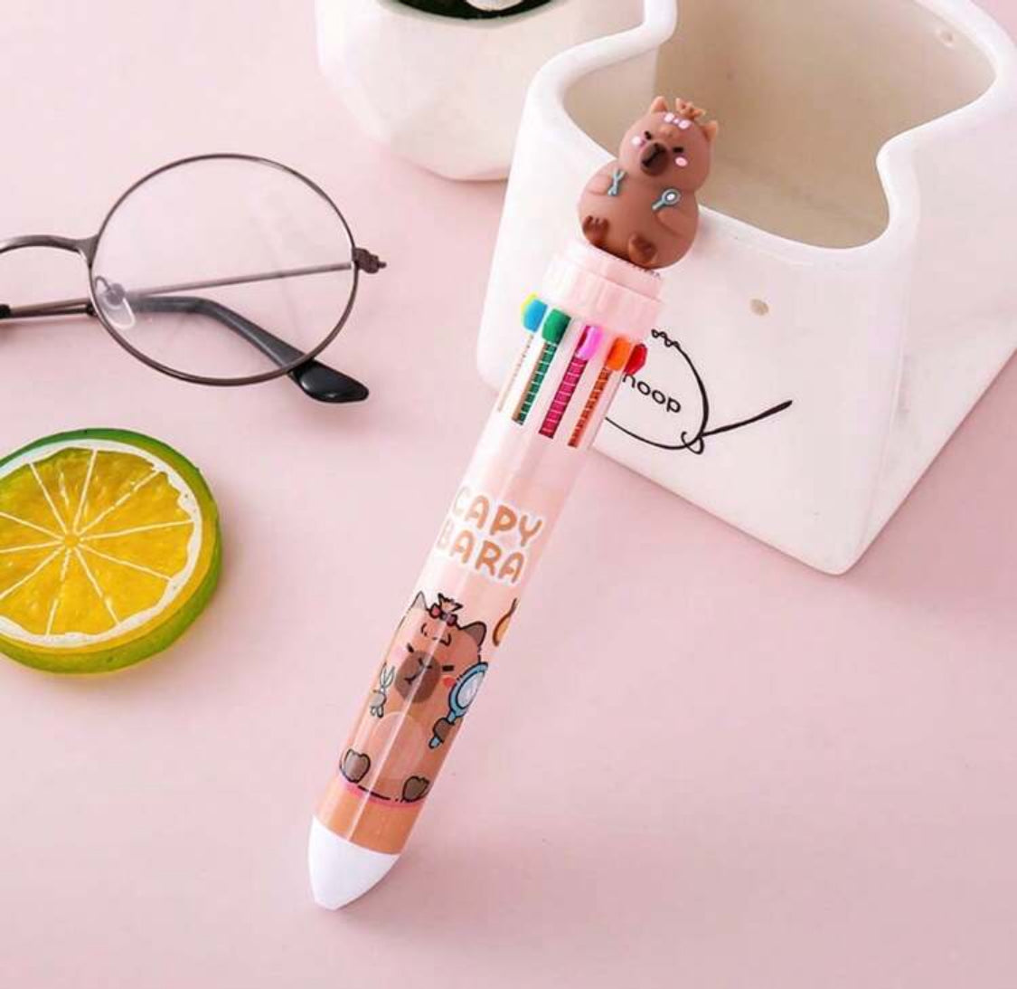 Lapicero Multicolor Capibara