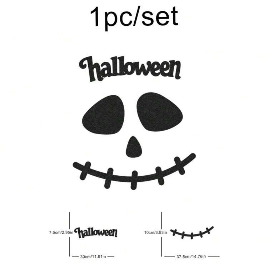 Decoración para puerta Cara de Fantasma