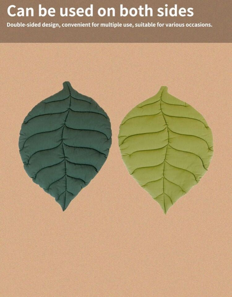 Tapete acolchonado en forma de Hoja