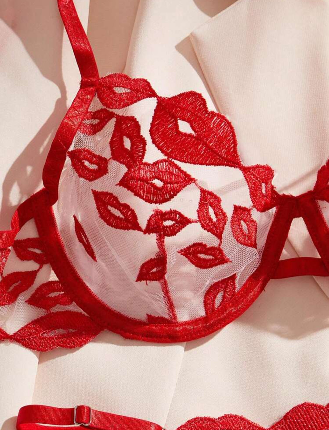 Lenceria Conjunto Kiss Talla Grande
