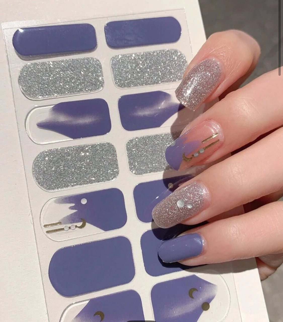 Stickers para Uñas Press On (14 pzs)