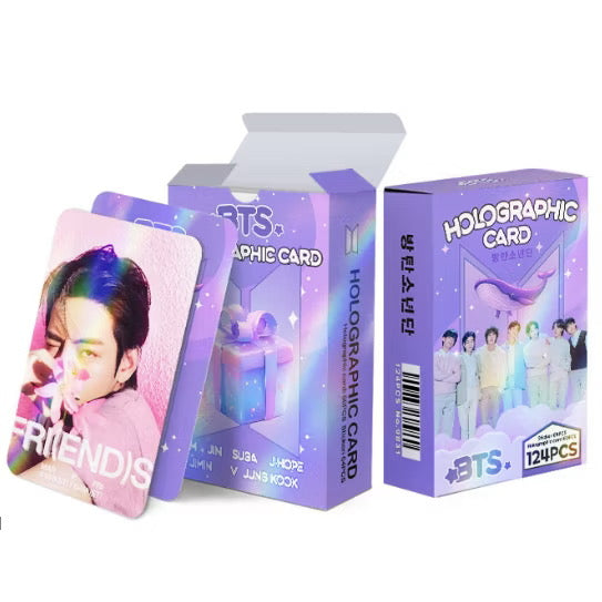 Photo Cards BTS (60 Cartas Holograficas +64 pegatinas)