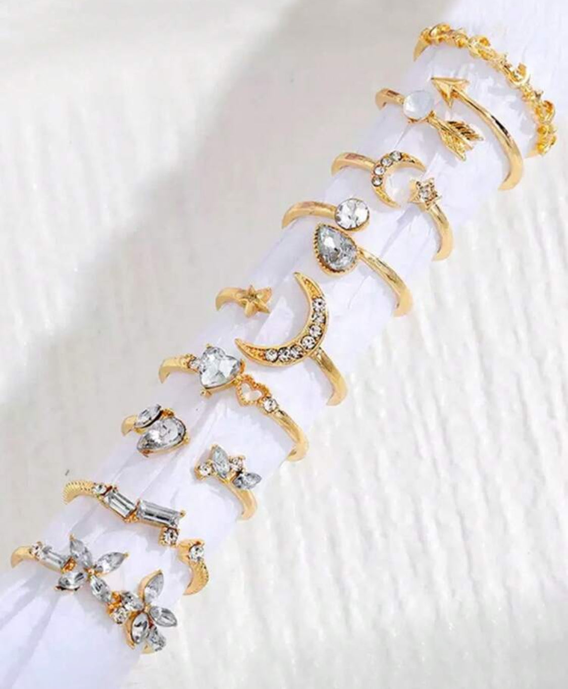 Set de Anillos Ajustables (9 pzs)