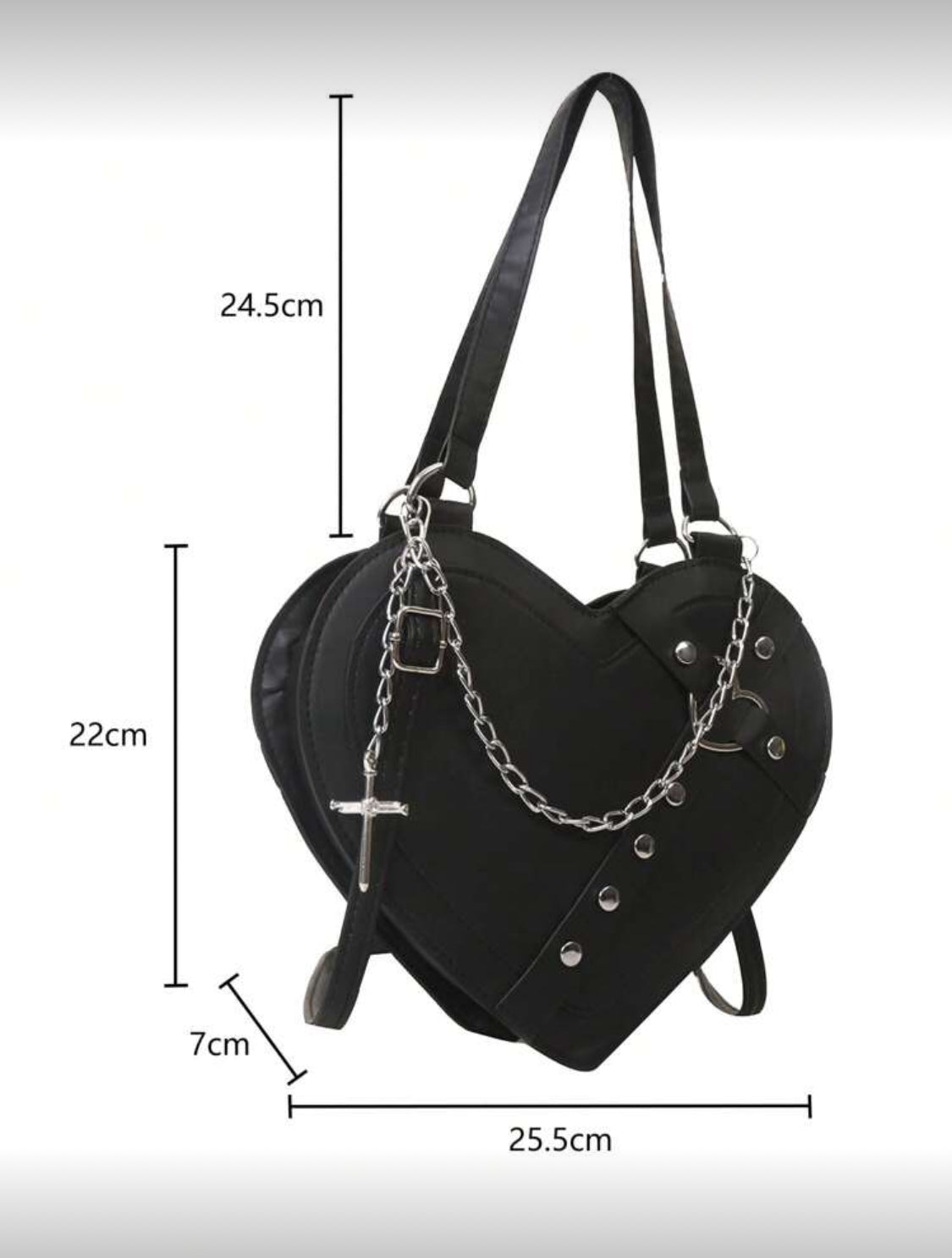 Bolsa Corazon Dark