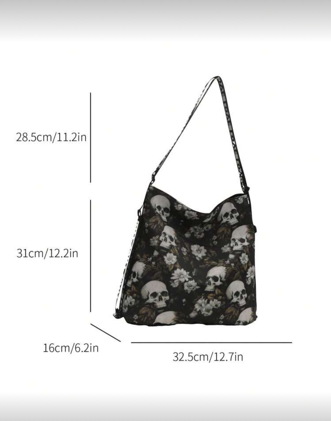 Bolsa de Mano Vintage Calaveras