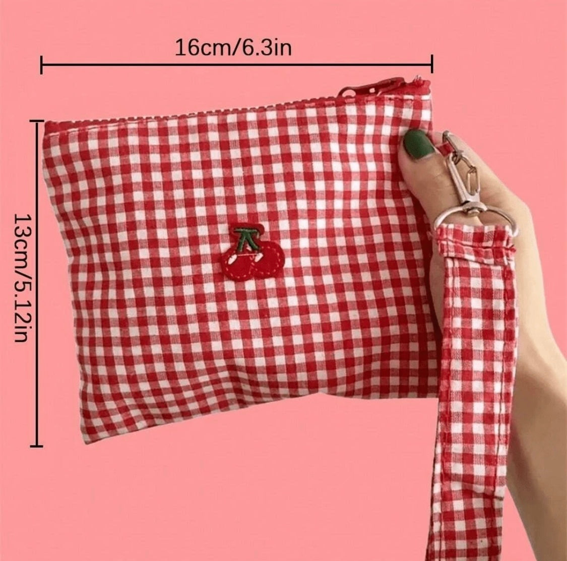 Mini Cosmetiquera Cherry 🍒