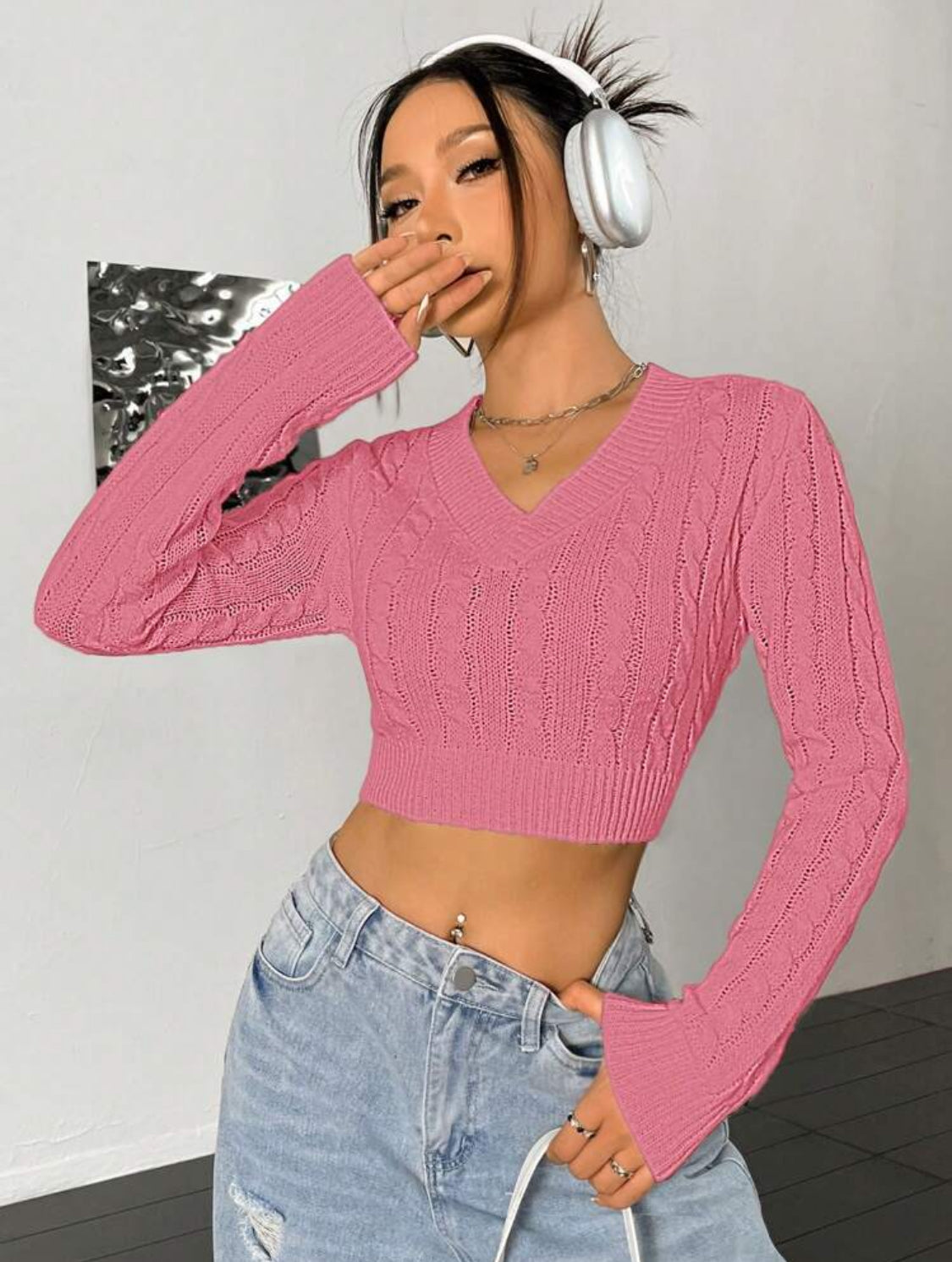 Camiseta Top Canele Coral Talla Chica