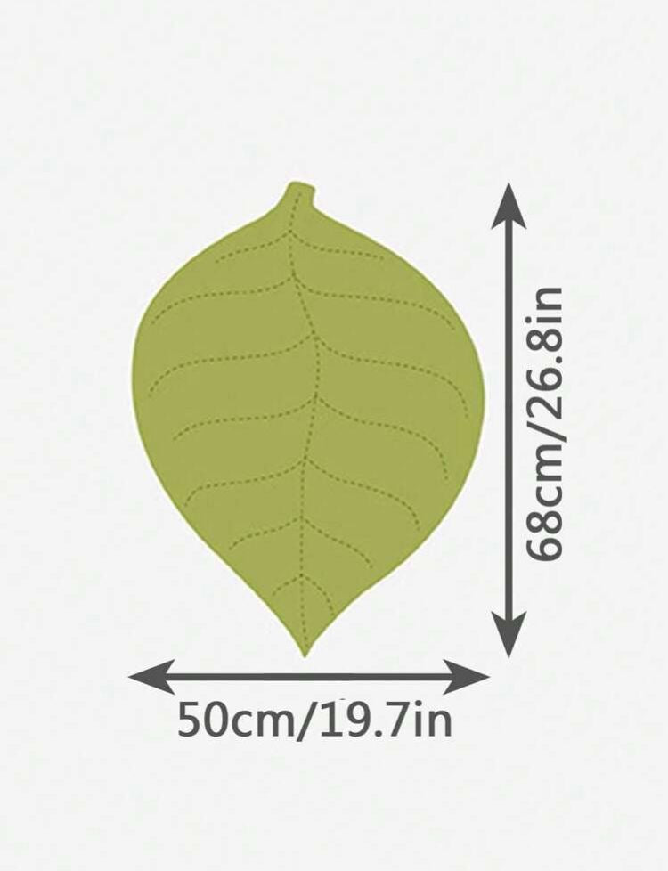 Tapete acolchonado en forma de Hoja