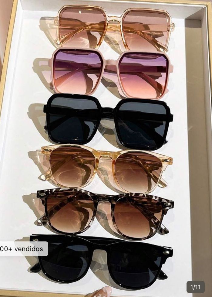Gafas de moda para mujer con marco de multicolor