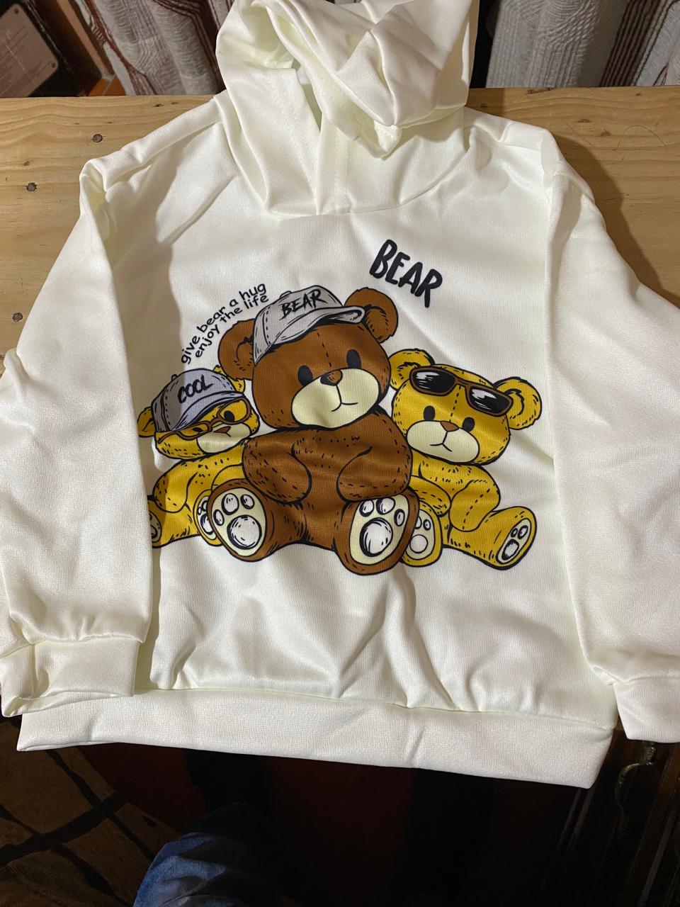 Sudadera con capucha holgada y cómoda para bb ,2-3y multicolor