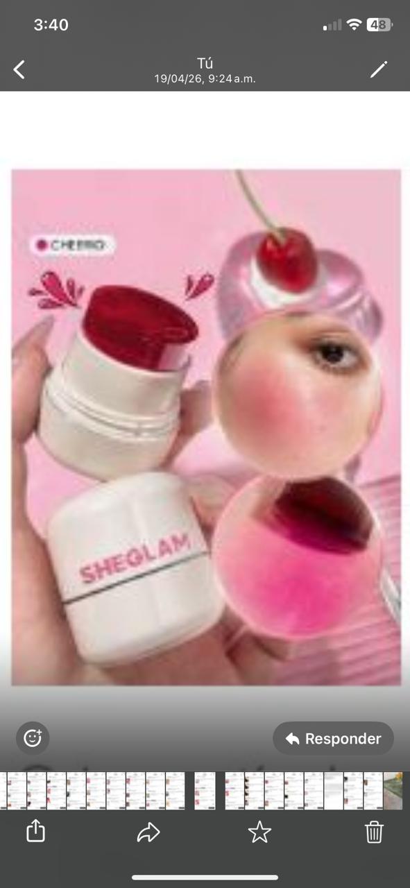 Tinte hidratante para labios, cheerio, unitalla