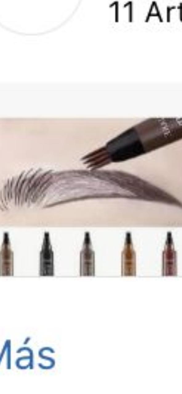 Lápiz de cejas 4 puntos grueso, marron # 4 gris, marron