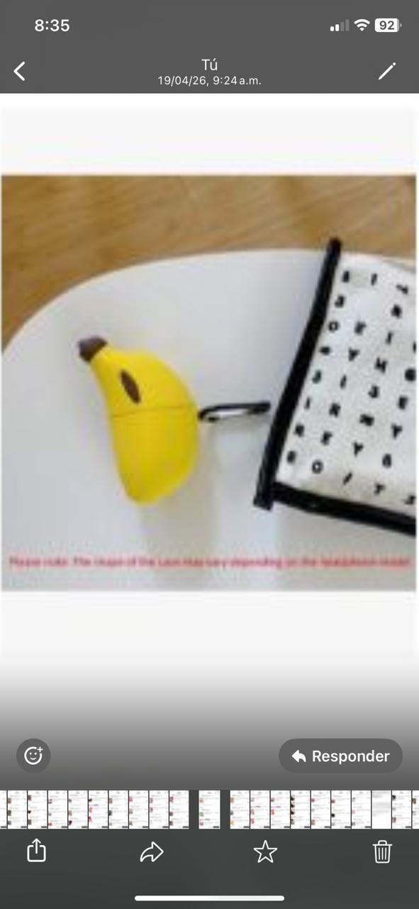 Funda de teléfono con diseño de plátano, amarillo