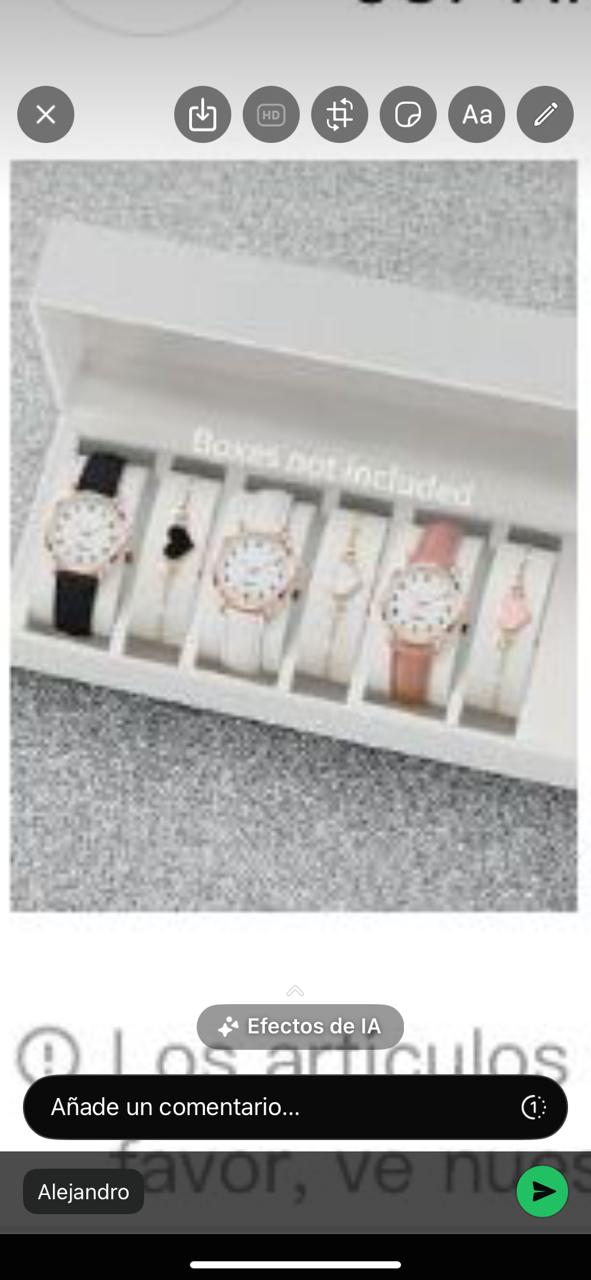 Relojes de Pulcera de cuarzo con esfera numérica unitalla, multicolor $75 cada uno