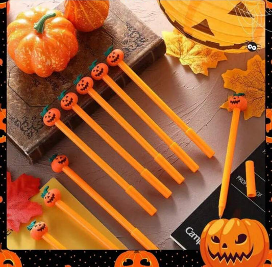 Bolígrafo del gel en forma de calabaza 2 🎃