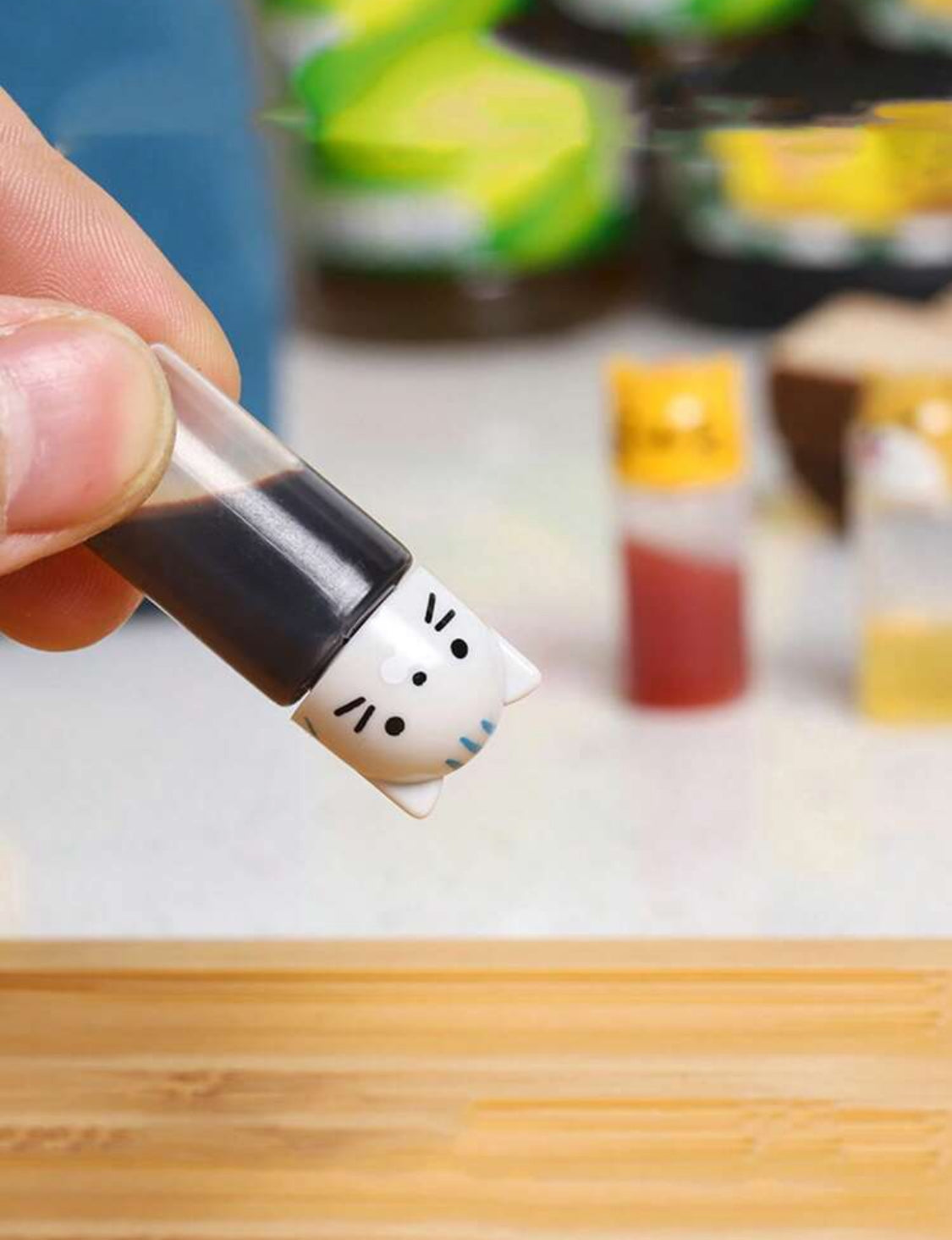 Trio de dispensadores kawaii incluye dosificador