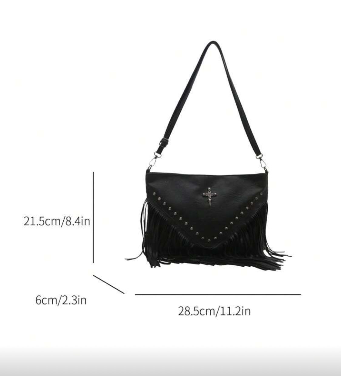 Bolsa Dark con Flequillos