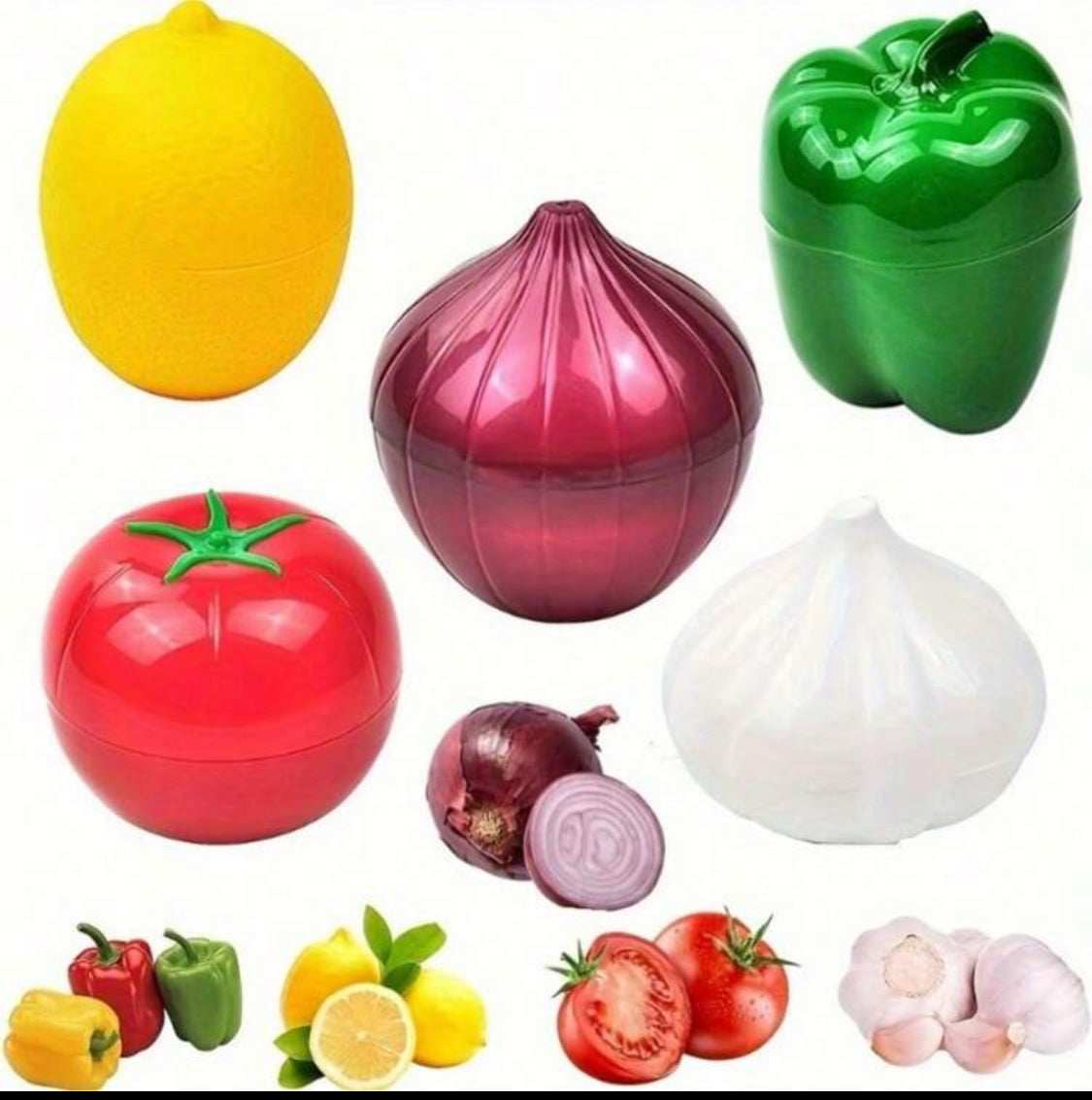 Moldes para guardar alimentos en forma de comida (6 piezas)