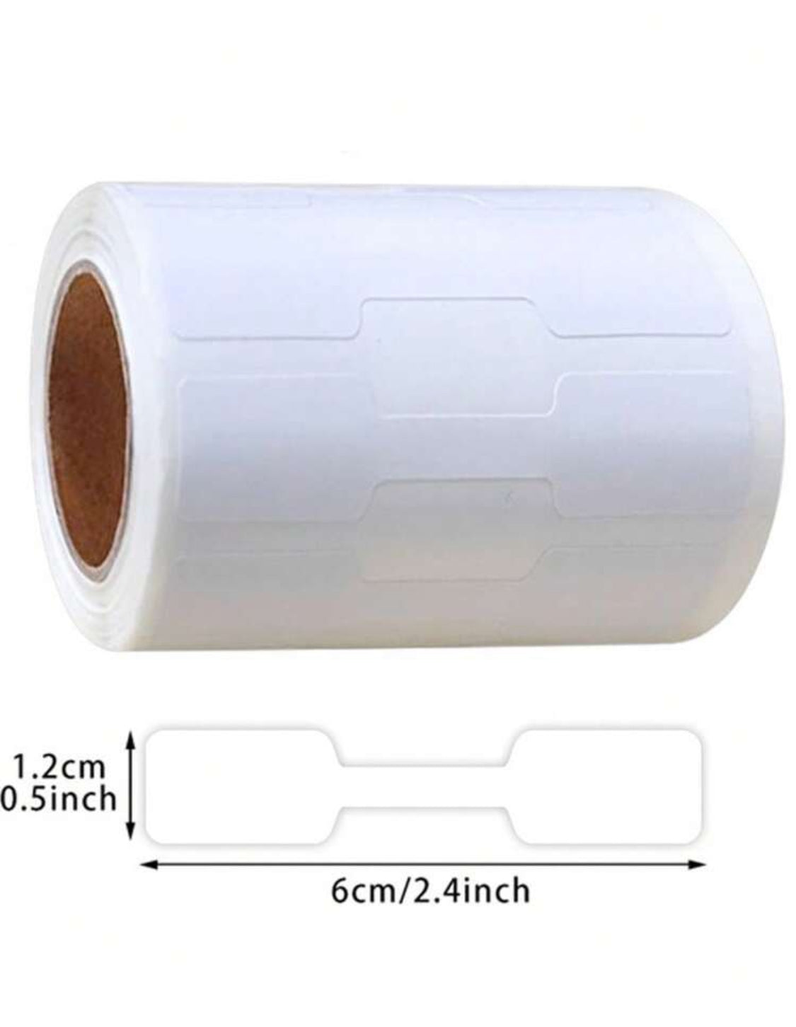 Rollo de etiquetas para bisutería (100 pzs)