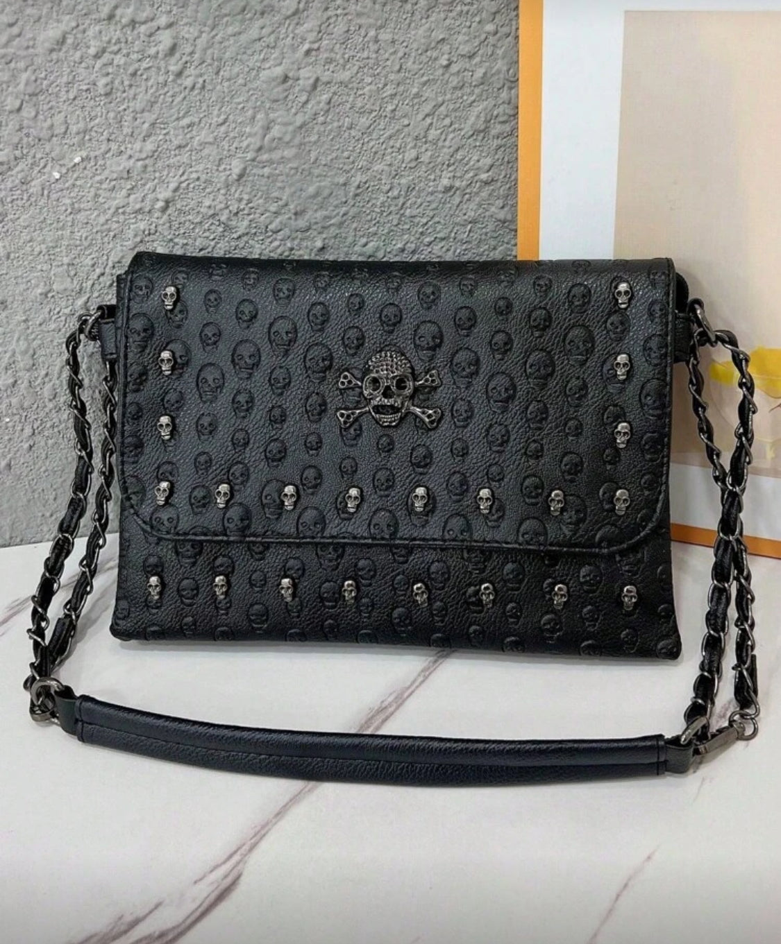 Bolsa de mano calavera pirata