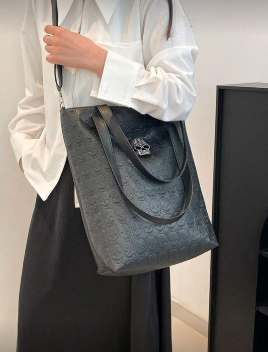 Bolsa de mano jumbo calavera