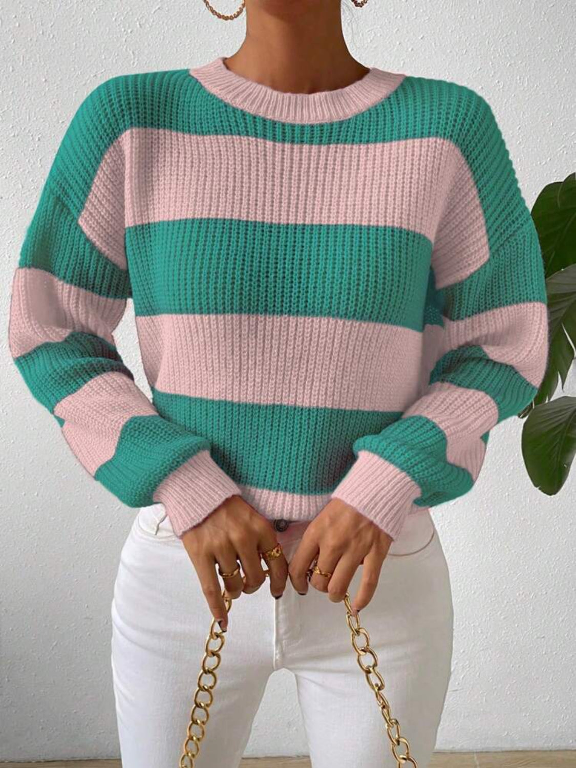 Suéter holgado calientito Talla Extra Chico