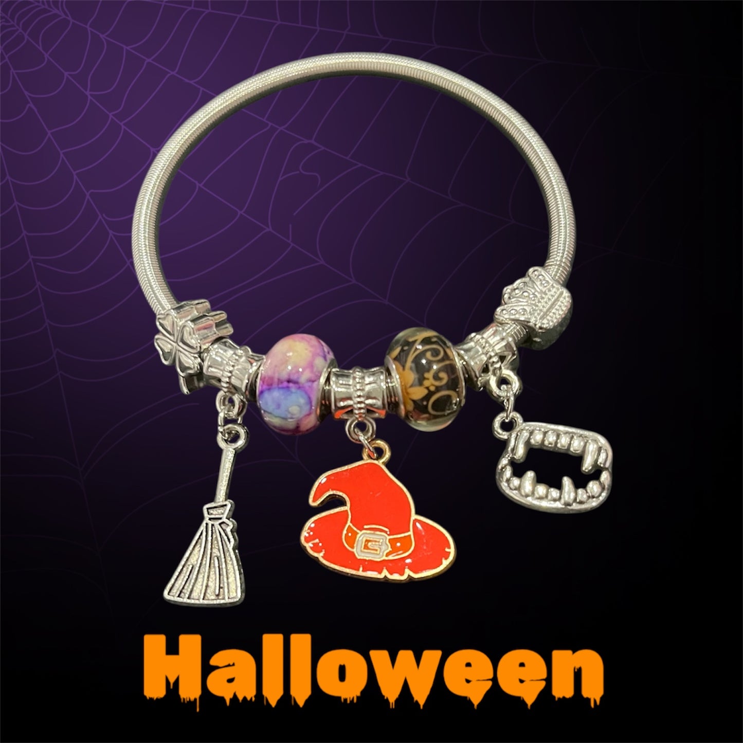 Brazalete con Charms Edición  Halloween