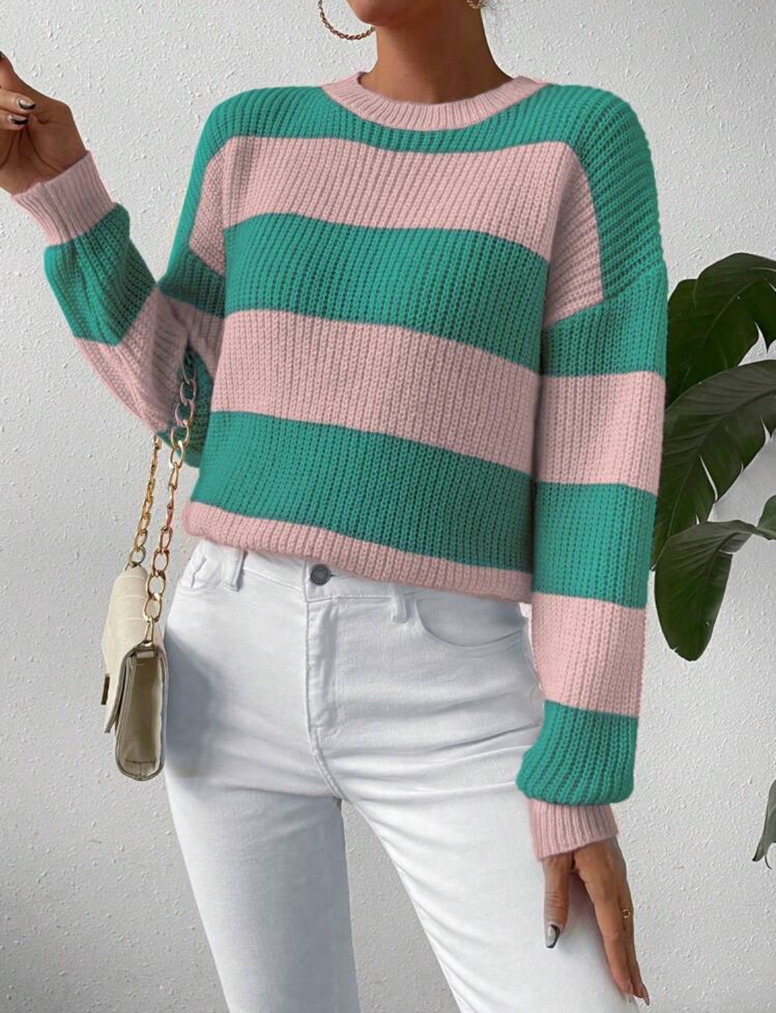 Suéter holgado calientito Talla Extra Chico