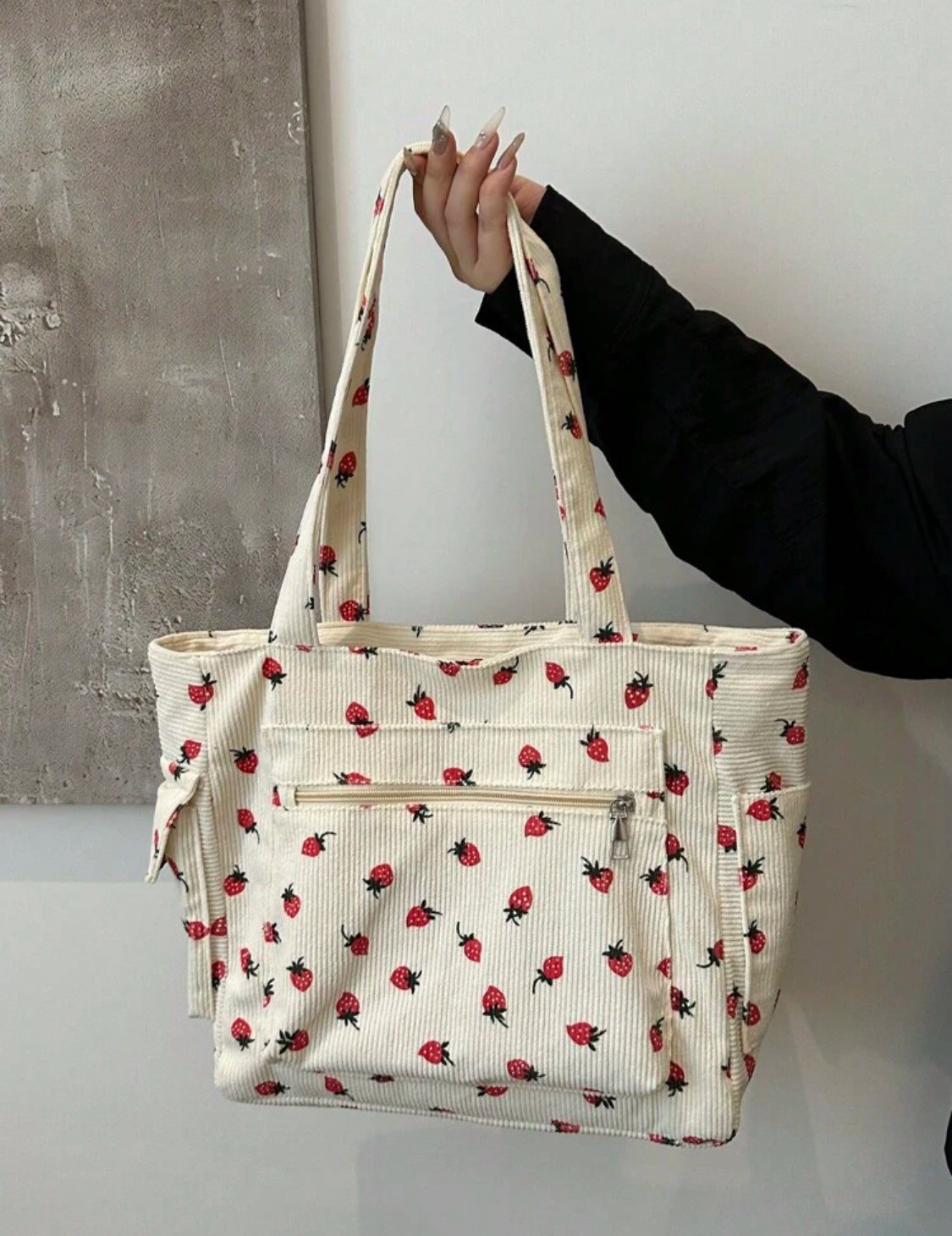 Bolsa Rosita Fresita Tote Jumbo con cierre