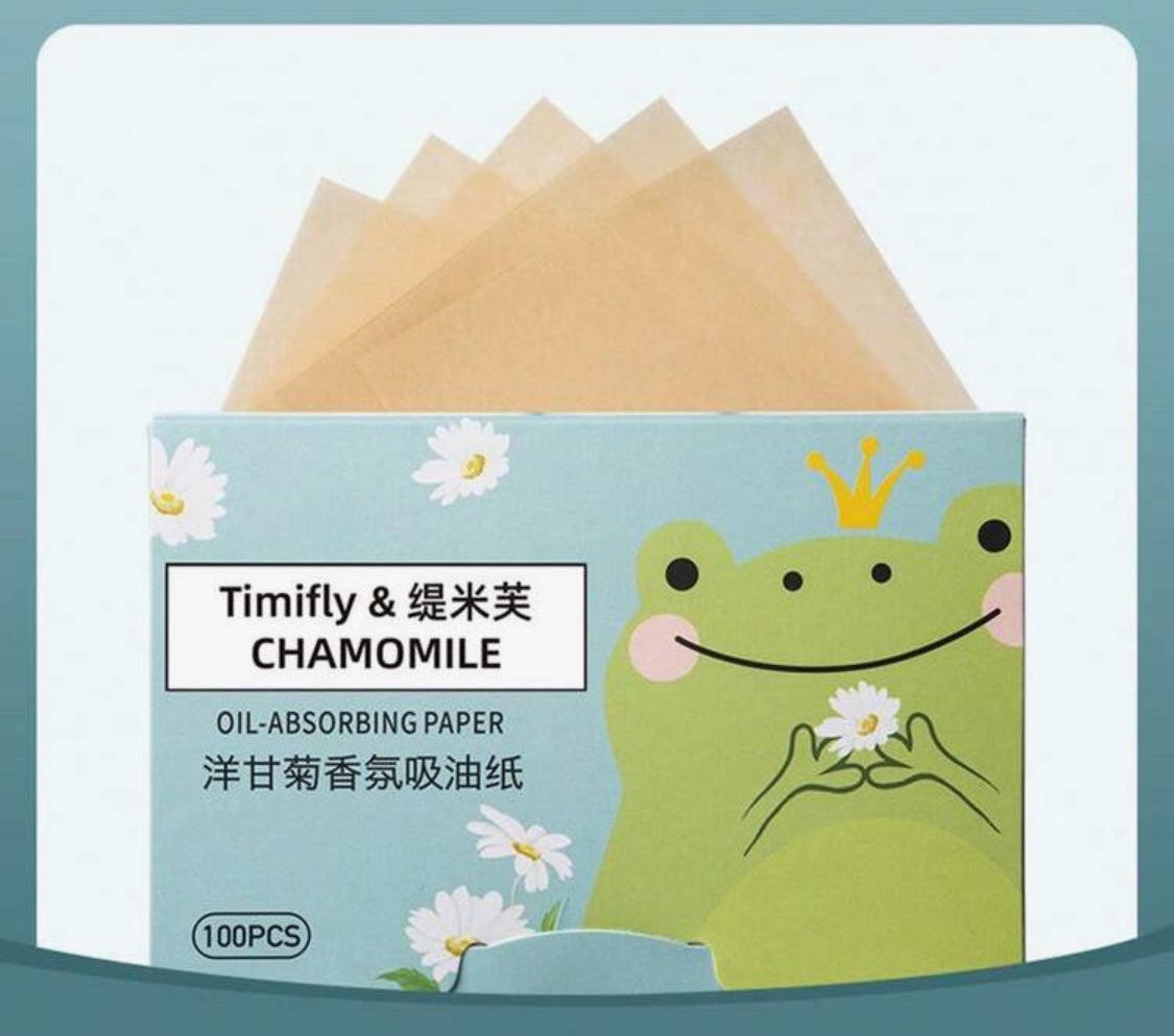 Papel de Arroz Quita Grasa Facial (Adiós al Brillo) 100 hojas