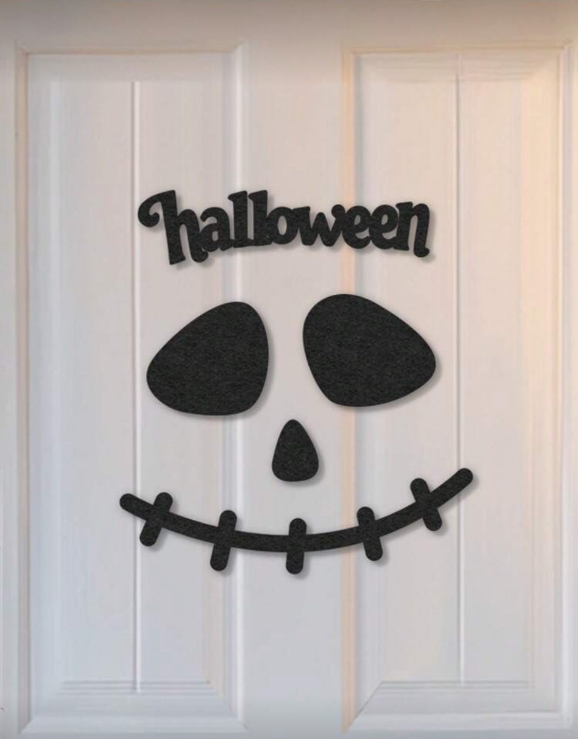 Decoración para puerta Cara de Fantasma