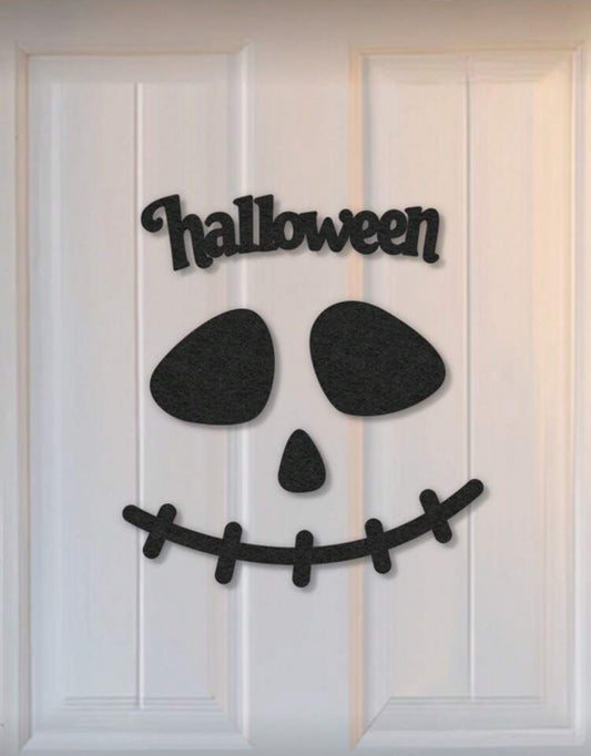 Decoración para puerta Cara de Fantasma