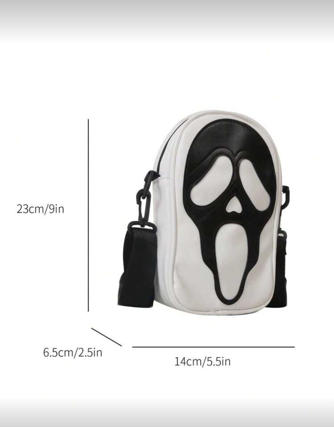 Crossbody Scream Black & White