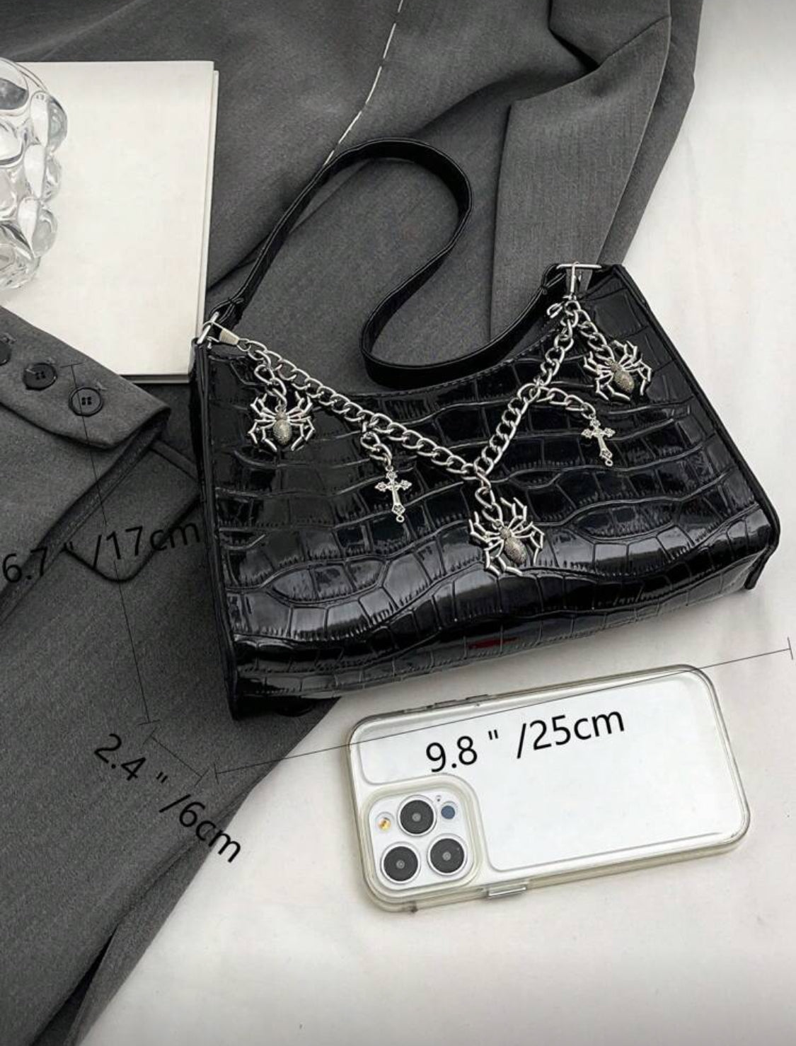 Bolso de Hombro con Charms Halloween