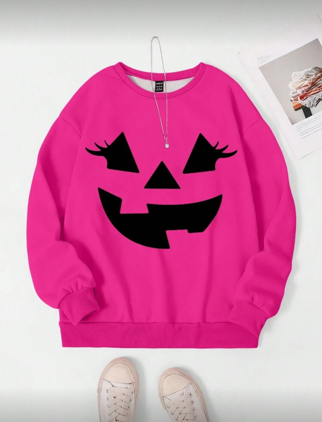 Sudadera Calabaza Fiusha Talla Mediana