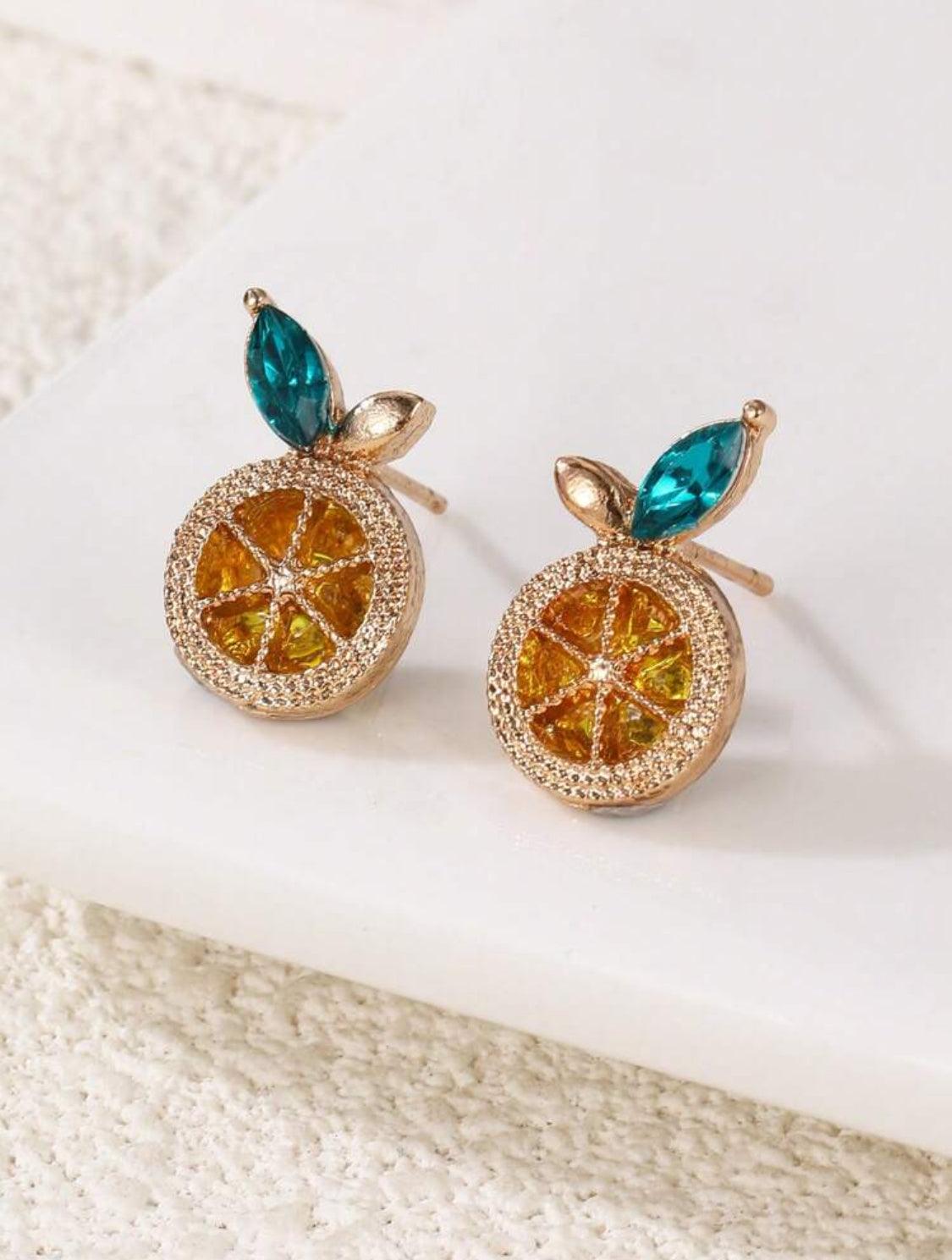 Aretes en forma de Naranjitas