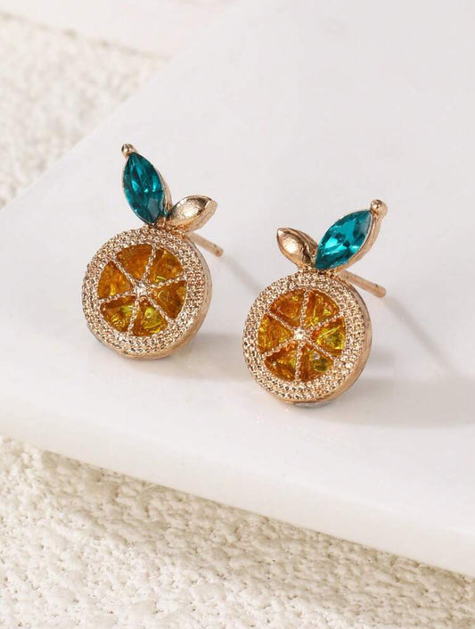 Aretes en forma de Naranjitas