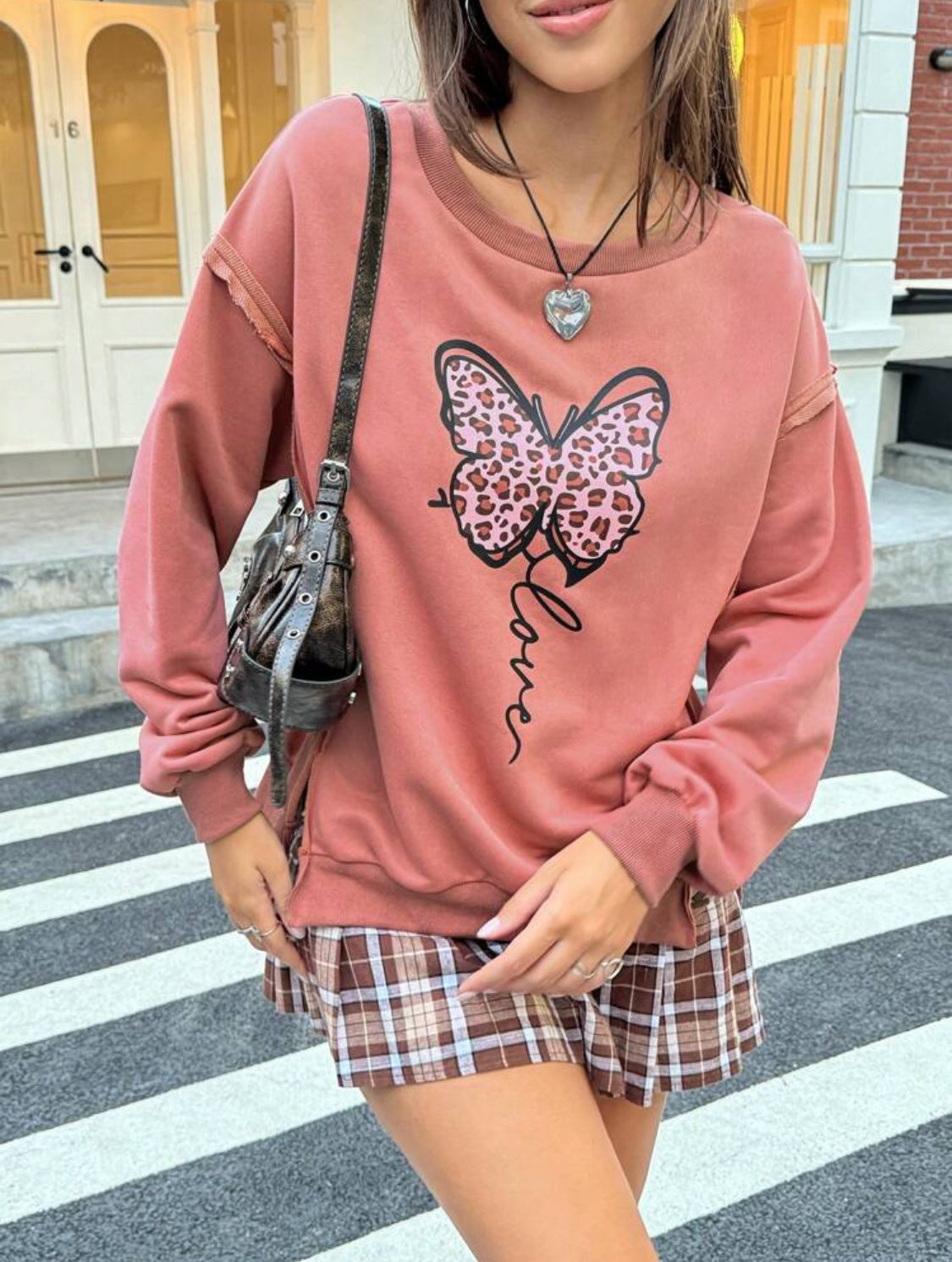 Sudadera Coquete Mariposa Talla Grande