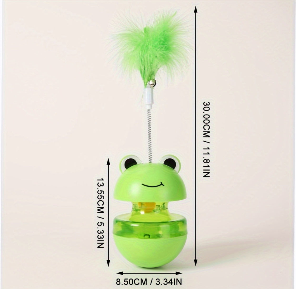 Juguete Dispensador de Comida con Pluma