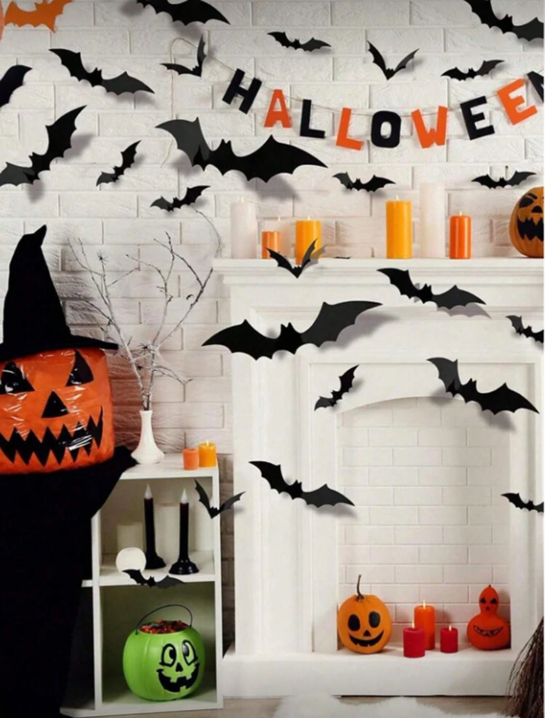 Murciélagos Decorativos (12 pzs)