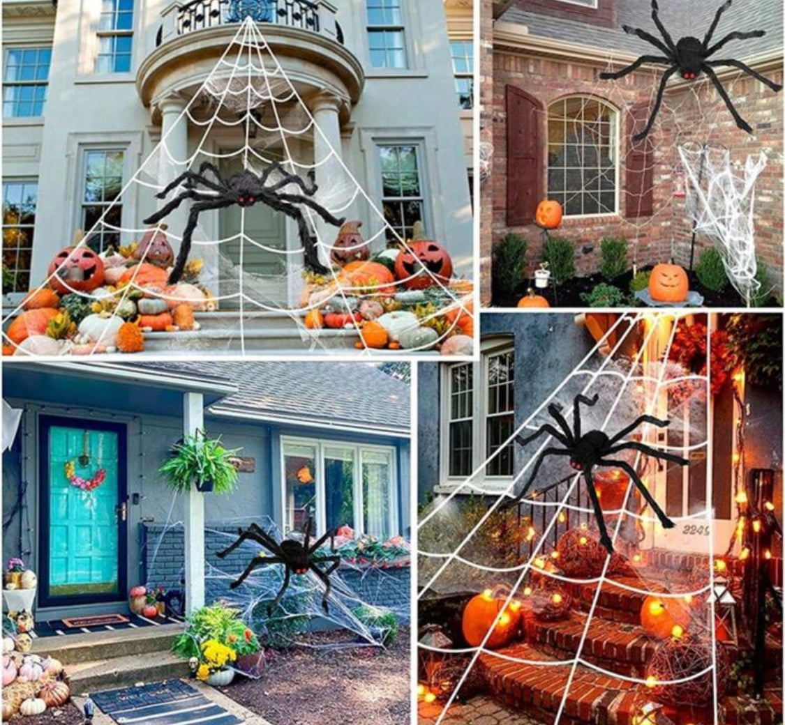 Araña decorativa jumbo 90cm