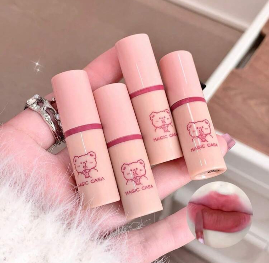 Lipgloss Ositos (4 pzs)