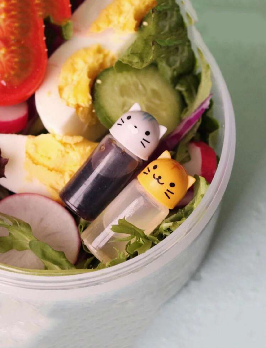 Trio de dispensadores kawaii incluye dosificador