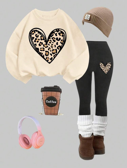 Conjunto Juvenil (Sudadera y Lycra) Talla Extra Chico