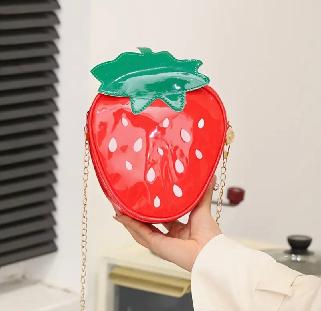Bolsa en Forma de Fresa